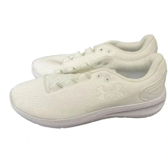 Under Armour Charged White Deluxe Foam Sneakers Size 8 - Picture 5 of 8
